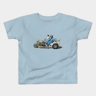 Bull Terrier Bikers Kids T-Shirt